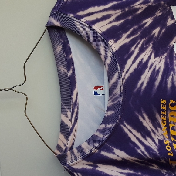 NBA LOS ANGELES LAKERS '48 Tie-dye purple & yellow SM - Picture 5 of 16